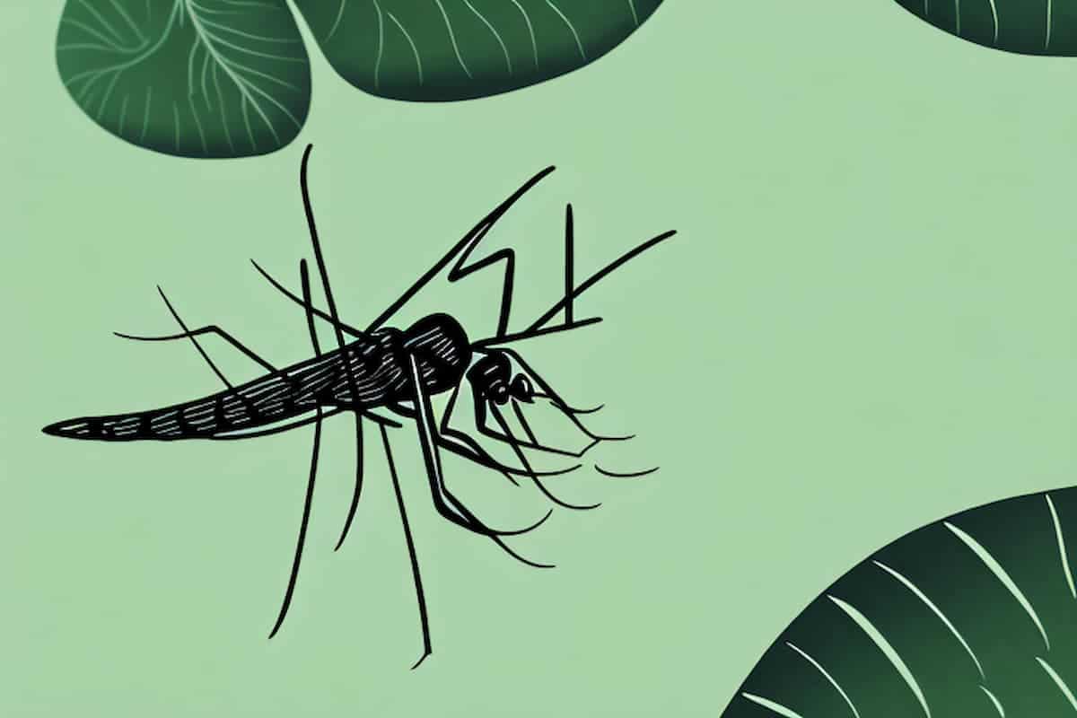 Do Mosquitoes Sleep - cartoon image of a mosquito