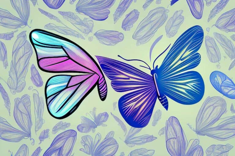 Do Butterflies Sleep - cartoon image of a butterflies
